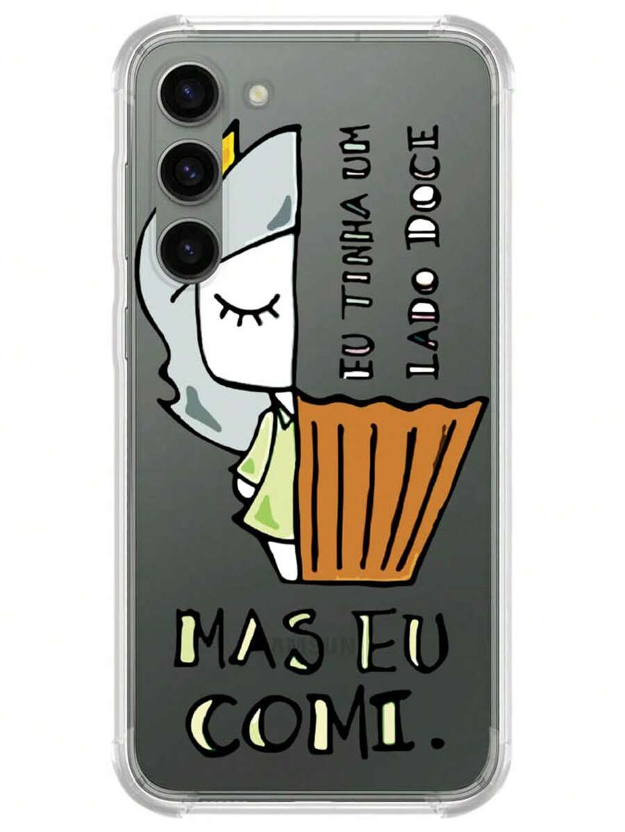 Capa Capinha Compativel Modelos Galaxy Lado Doce 0056 - Transparente - Visão 1