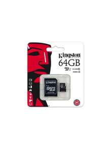 Tarjeta de memoria con adaptador SD 64GB - Negro - Ver 3