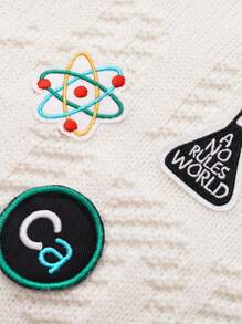 Annil 少年少女冬季時尚白色高領毛衣，保暖極簡風格 - 白色 - 查看 5