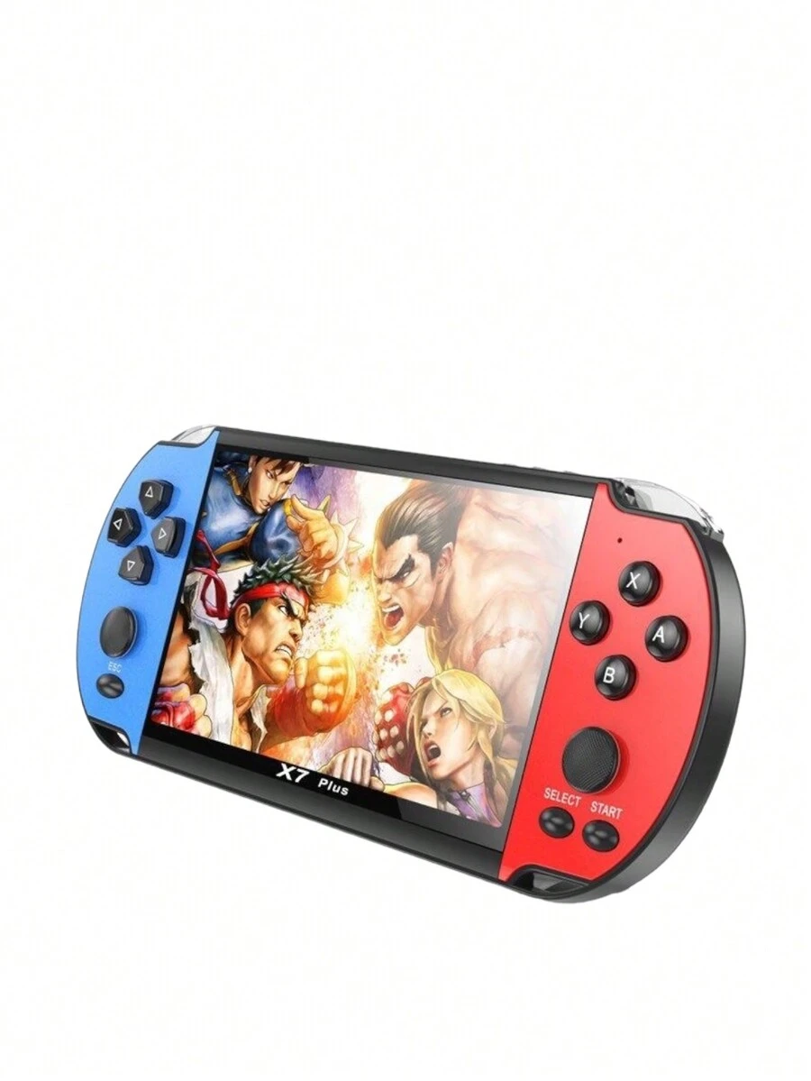 Consola de videojuegos portatil con + 10,000 juegos color azul con rojo - Azul - Ver 1