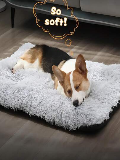 وسادة سرير كلب ناعمة وفاخرة قابلة للغسيل، وسادة دافئة للنوم للحيوانات الأليفة في فصلي الخريف والشتاء، متوفرة بأحجام متعددة للكلاب الصغيرة والمتوسطة والكبيرة