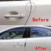 4 Pack Car Sticker Door Edge Guards Trim Molding Protection Strip Scratch Protector Car Crash Barriers Door Guard Collision Universal - Multicolor - View 3