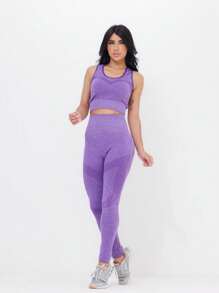 Women Sports Sets - Màu tím - Xem 5