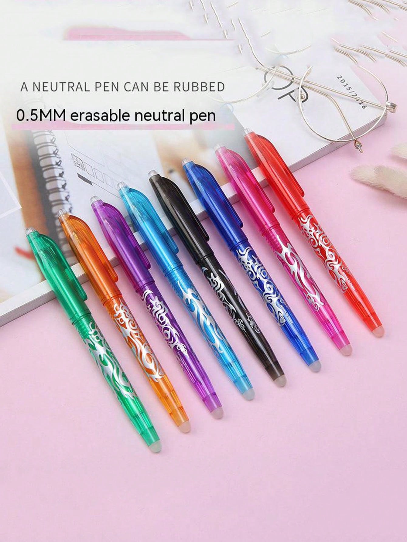 4pcs Colorful Erasable Ballpoint Pens SHEIN USA
