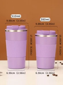 1pc Coffee Mug Thermal Stainless Steel Vacuum Bottle And Insulated Car Cup Portable Water Bottle For Students Back To School