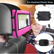 車平板電腦支架,兒童平板電腦支架適用於車後座,適用於iPad支架適用於車可調角度,適用於iPad車安裝矽支架適用於全部英寸火 - 黑色 - 查看 4