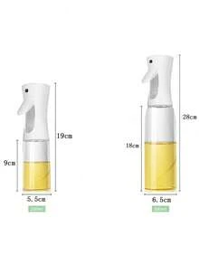 1入組200ml500ML噴油瓶廚房做飯橄欖油分配器野營燒烤烘烤醬噴油器可食用油罐 - 黑色 - 查看 6