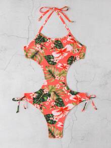 Women Bikini Sets - 橘色 - 查看 3