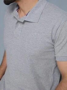 Men Polo Shirts - Gris Claro - Ver 7