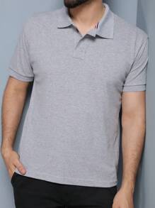 Men Polo Shirts - Gris Claro - Ver 2