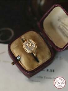 Nhẫn đơn đẹp - Vàng - Xem 8