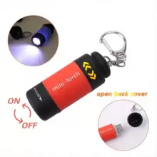 XIANG YU 1pc USB Rechargeable Mini Rotary Switch High Brightness LED Flashlight Keychain For Nighttime, Illumination, Outdoor Use Halloween Car Accessories Bag Charm Backpack For School Cute Goth Y2k - Multicolor - View 6