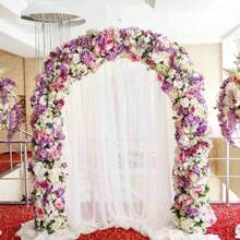 Soporte De Arco De Globos De 8 Pies Por 6 Pies (aproximadamente 2.4 M X 1.8 M) Con Base, Adecuado Para La Decoración De Bodas, Cumpleaños, Fiestas De Baby Shower Y Graduación - Arco súper grande de 2,4*1,8 M - Ver 6