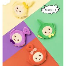 天线宝宝系列毛绒卡包减压挂饰可爱书包挂件钥匙扣摆件Miniso毛绒公仔 - 黃色 - 查看 6