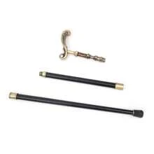 黃金花杖裝飾性吸血鬼cosplay復古派對時尚拐杖萬聖節十字杖93cm