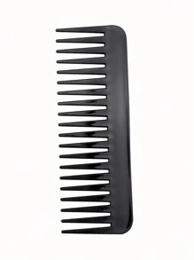 2pcs Women's Multi-Color Hair Smooth Comb Flat Comb, Anti-Knot Portable Wide Teeth Hair Comb, Suitable For Daily Use ,Hair Styling Tools Hair Accessories - Multicolor - View 3