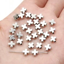 Metal Alloy Silver Charm Pendant Beads For DIY Handmade Bracelets, Necklaces Earrings, DIY Jewelry Accessories, Assorted Varietie - Rhodium - View 8