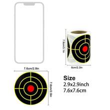 Shooting Targets - Self Adhesive Splatter Targets - 3 Inch Paper Targets With Fluorescent Yellow Impact - Round Reactive Targets For Shooting For Rifle, BB Gun, Pellet, Archery Bow,Pool Toys Suitable For Pool Games,Pool Party - Army Green - View 8