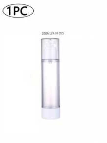 1PC Vacuum Travel Sub-packing Bottle, Travel Portable Lotion Bottle, Press Type Small Spray Bottle, Airless Pump Press Bottle Empty Plastic Vacuum Lotion Bottles, Clear Containers Cosmetics Skincare Travel Size Dispenser (100ML ) - Clear - View 7