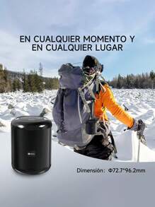 Mini Bocina Portátil Bluetooth 5.0 Radio Fm - Negro - Ver 6