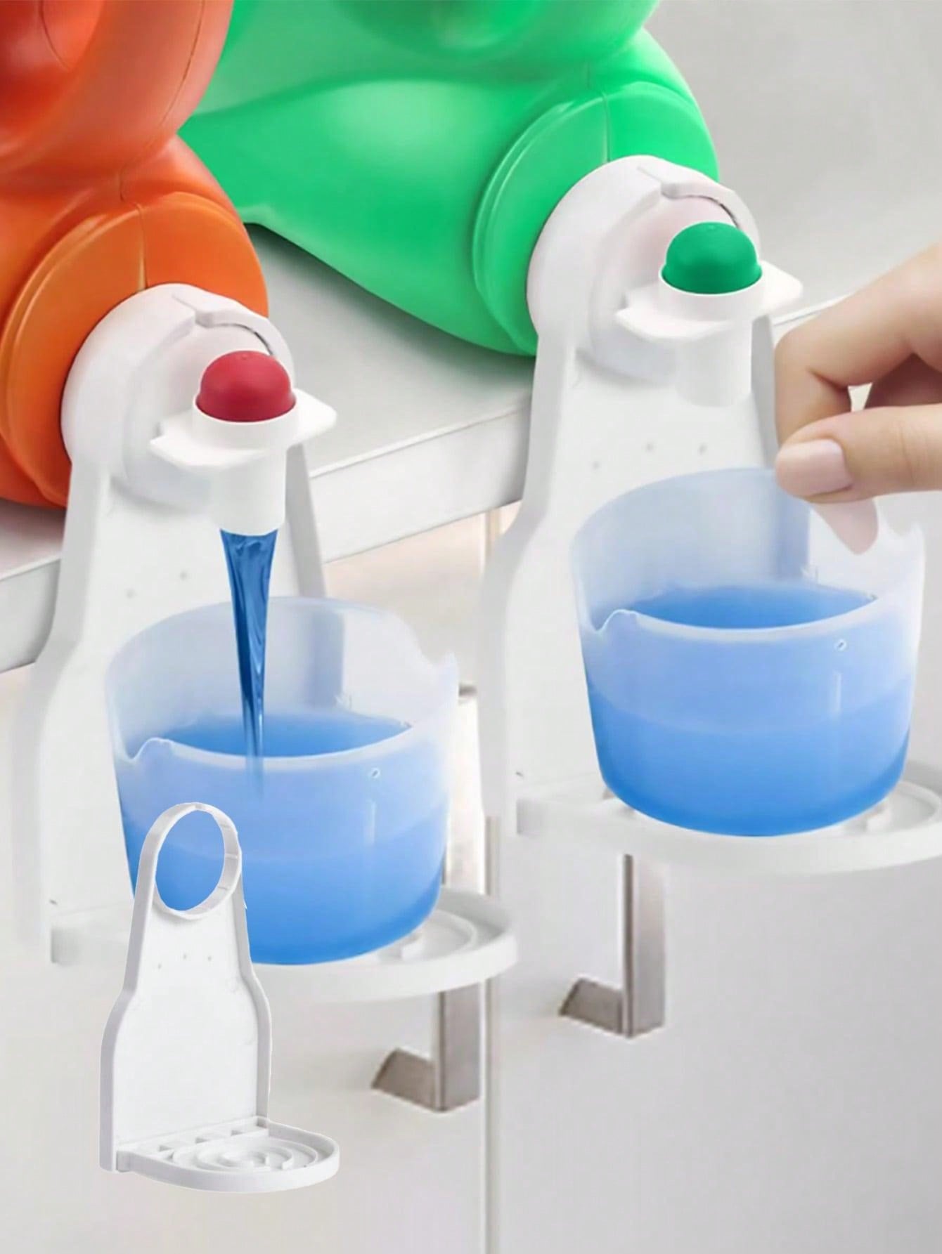 1pc Laundry Detergent Cup Holder Prevent Dripping And Spilling Foldable