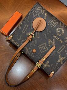 Autumn And Winter Fashion, Light Luxury, European And American Style, Versatile In All Seasons, Large Capacity, Shoulder Adjustable Hand-To-Shoulder, Shoulder Cross-Body Commuter Bag, Eye-Catching Work Bags For Women - Nhiều màu - Xem 3