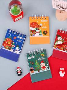 Orange Christmas Themed Calendar - Yellow - View 4