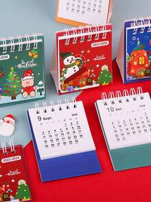 Orange Christmas Themed Calendar - Yellow - View 3