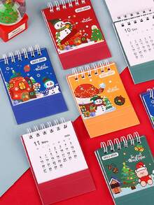 Orange Christmas Themed Calendar - Yellow - View 2