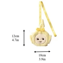 天线宝宝系列毛绒卡包减压挂饰可爱书包挂件钥匙扣摆件Miniso毛绒公仔 - 黃色 - 查看 3