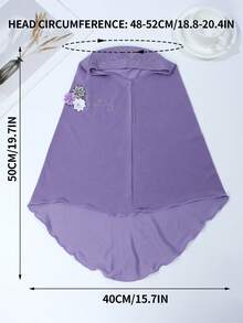 1pc Children's Purple Sunglass & Warmness & Protective Decor & Simple Headband, Suitable For Outdoor & Daily Use - Purple - View 9