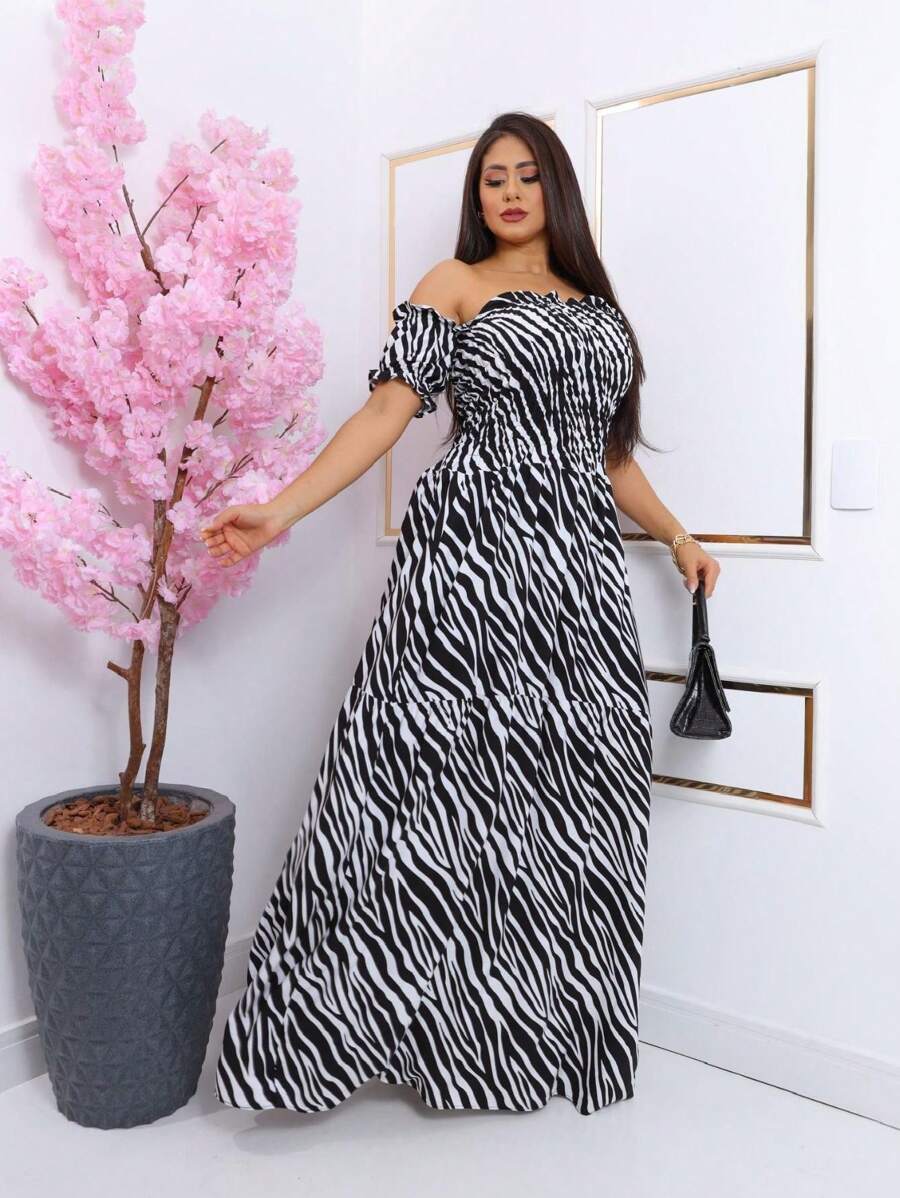 Women Dresses - Đen và trắng - Xem 1