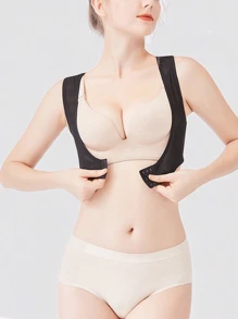 Sports Outdoor 1pc Black Push-Up Support Waist Cincher Bra For Women Shapewear Waist Trainer Corset Shapewear