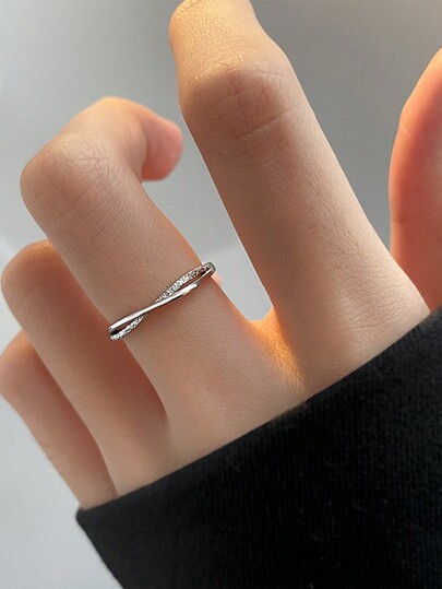 CVNANA 1pc Simple & Elegant Ring Design Fresh Style Ring For Women, Fashion Personalized Finger Ring