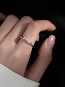 CVNANA 1pc Simple & Elegant Ring Design Fresh Style Ring For Women, Fashion Personalized Finger Ring