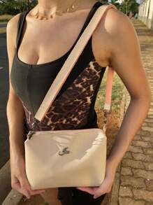 Small Women's Shoulder And Crossbody Bag Or Toiletry Bag 2 In 1 Functional Bag