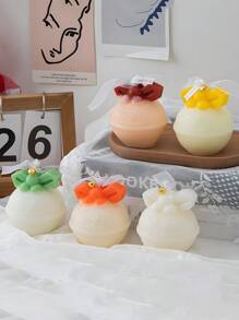 Diy聖誕裝飾,賦予香石蠟燭、石膏、矽膠、樹脂黏土等材料聖誕禮物,鈴鐺造型模具 - 白色 - 查看 7