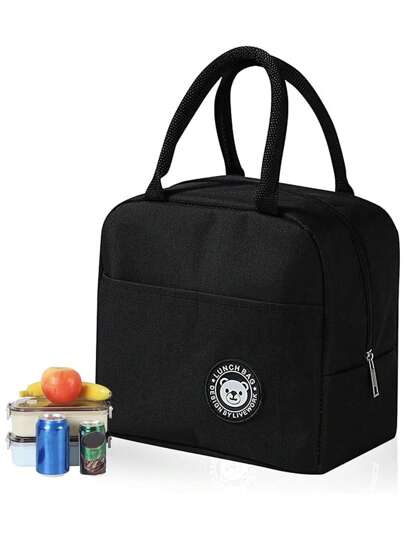 Borsa Termica Per Il Pranzo Arcobaleno – Impermeabile E Isolante – Con Tracolla Regolabile – Perfetta Per Scuola E Ufficio (Viola) - 2