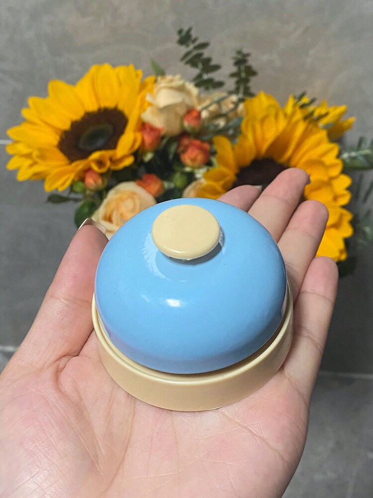 1 Iron Powder/blue/orange Educational Toy Training Bell Ring Suitable For Dog Barking Meal Training - Blue - View 3