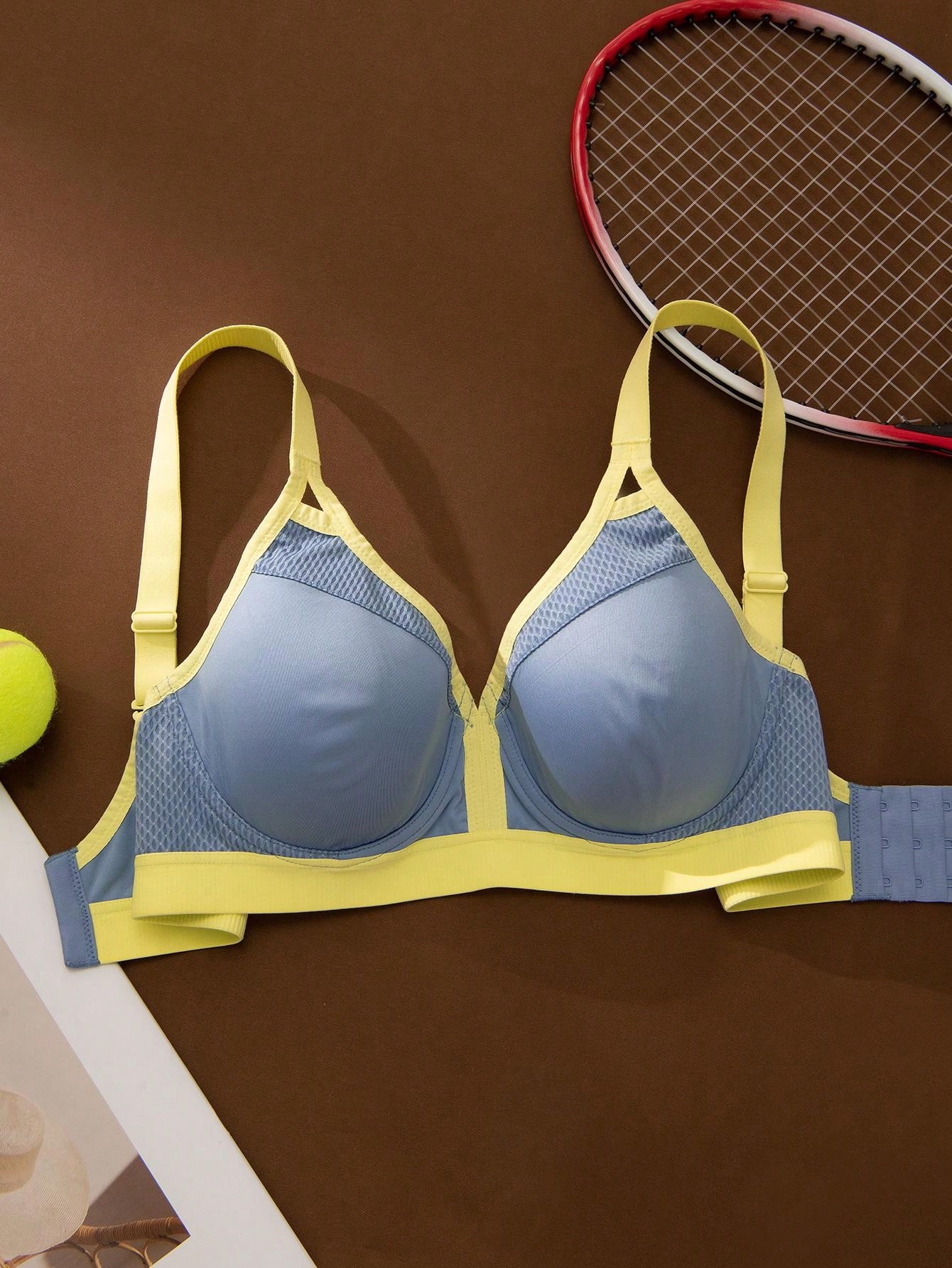 Wingslove Contrast Binding Sports Bra SHEIN USA