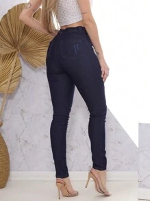 Women Jeans - Rửa tối - Xem 2