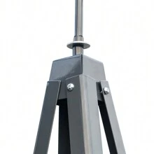 8FT Weather Resistant Yard Garden Windmill - Gray & Red - View 7