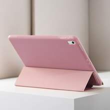 Baby Pink 1pc New Thin Full Cover Silicone Protective Case Compatible With Ipad - Sakura powder - View 7