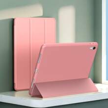Baby Pink 1pc New Thin Full Cover Silicone Protective Case Compatible With Ipad - Sakura powder - View 8