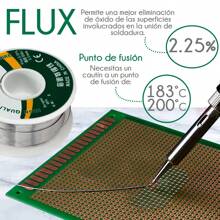 Soldering Kit Pencil Soldering Iron Roll And Flux Paste Tools For Soldering Iron - 藍色 - 查看 9