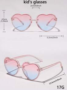 2 Pcs Girls' Little Kids Love Fashion Sunglasses
