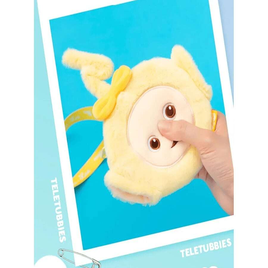 天线宝宝系列毛绒卡包减压挂饰可爱书包挂件钥匙扣摆件Miniso毛绒公仔 - 黃色 - 查看 1