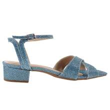 Women Heeled Sandals - Màu xanh lam - Xem 3