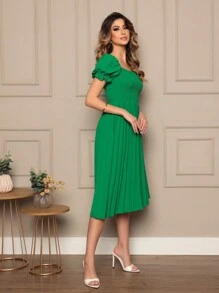 Women Dresses - 綠色 - 查看 4