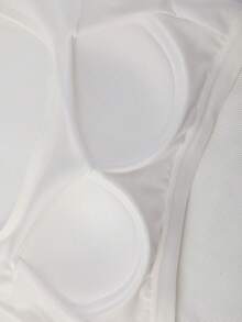 女款長袖合身 T 卹,方領羅紋腰帶,墊胸,適合疊穿